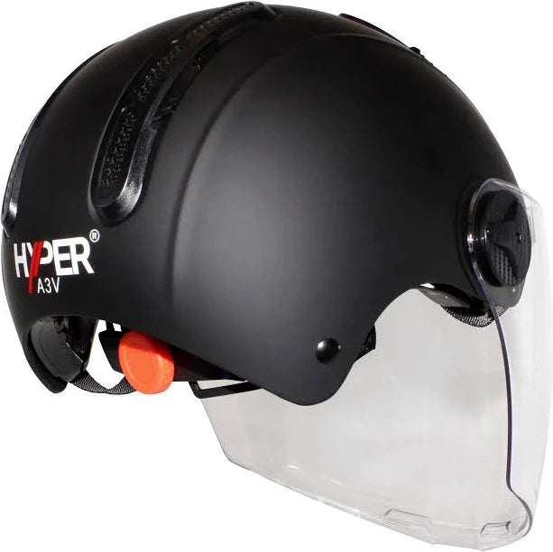 Black ATV Helmet