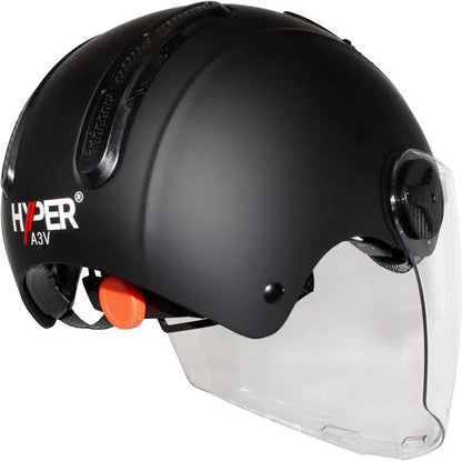 Black ATV Helmet