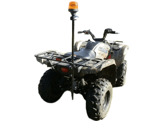 Rack mounted LED ATV beacon kit