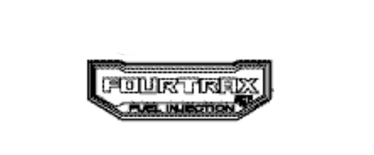 Honda 86801HR3E70ZA Fourtrax Fuel Injection AT Sticker
