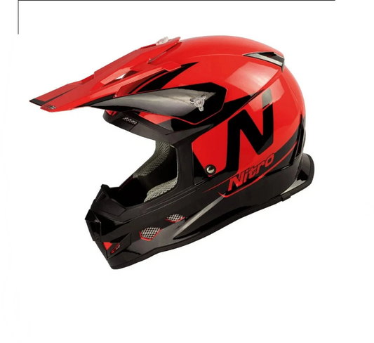 Nitro Black/Red Helmet Large