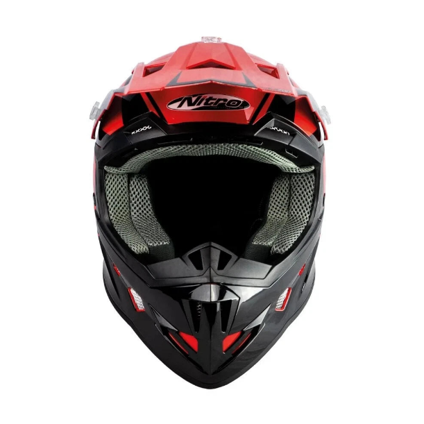Nitro Black/Red Helmet Large