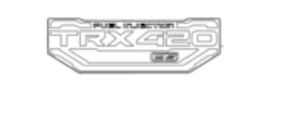 Honda 86801HR3LN0ZA Fourtrax Sticker